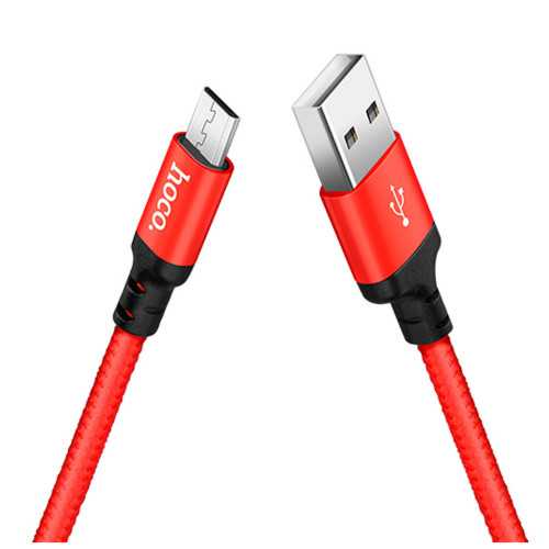Дата кабель USB 2.0 AM to Micro 5P 1.0m X14 red HOCO (6957531062851) – HOCO (вид 1)