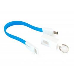 Дата кабель USB 2.0 AM to Micro 5P 0.18m blue Extradigital (KBU1785)