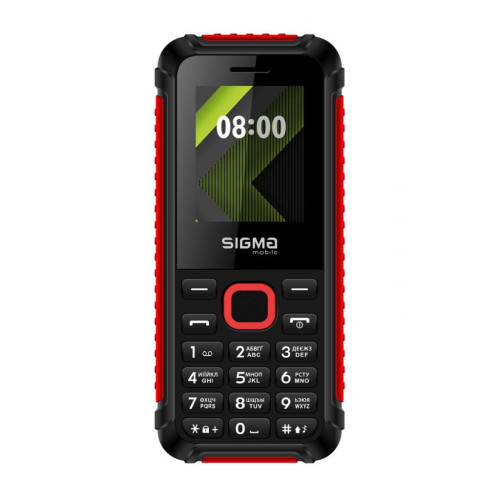 Мобільний телефон Sigma X-style 18 Track Black-Red (4827798854426) – Sigma