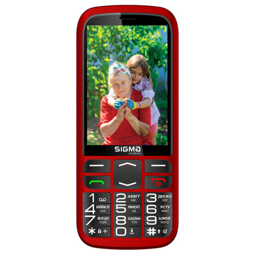 Мобільний телефон Sigma Comfort 50 Optima Type-C Red (4827798122327) – Sigma (вид 1)