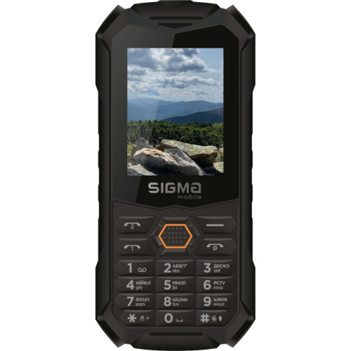 Мобільний телефон Sigma X-treme PV68 Black Orange (4827798738221) – Sigma (вид 1)