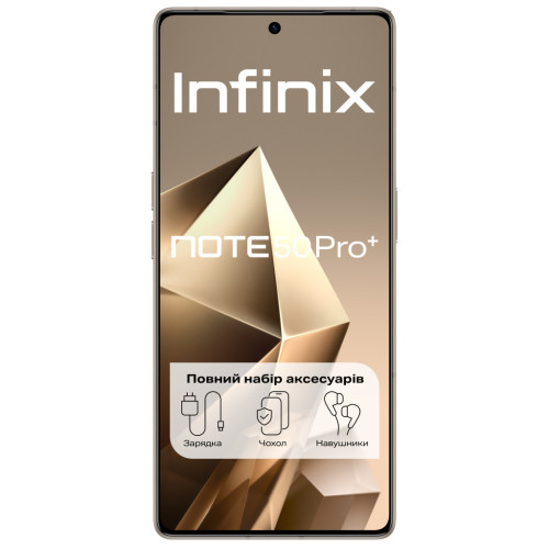 Мобільний телефон Infinix Note 50 Pro+ 12/256Gb NFC Titanium Grey (4894947070068) – Infinix (вид 1)