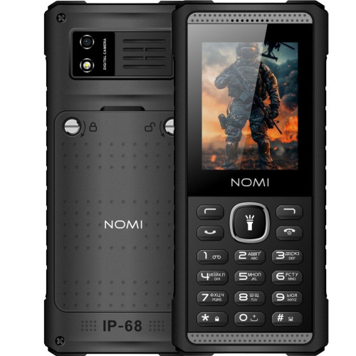 Мобильный телефон Nomi i2420 Black Grey – Nomi