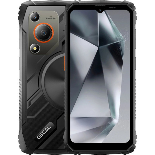 Мобільний телефон Oscal Marine 1 4/128GB Black – Oscal