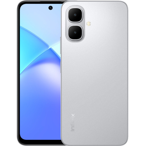 Мобильный телефон Infinix Smart 10 4/128Gb Titanium Silver (4894947084461) – Infinix