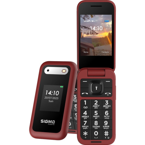 Мобільний телефон Sigma X-style 281 CLIK Red (4827798151426) – Sigma
