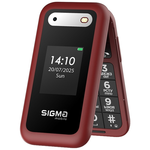 Мобільний телефон Sigma X-style 281 CLIK Red (4827798151426) – Sigma (вид 1)