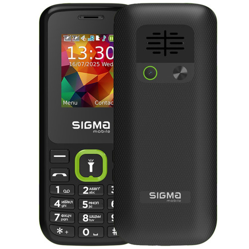 Мобільний телефон Sigma X-style 171 MINI Track Black-Green (4827798813720) – Sigma