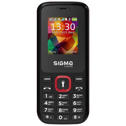 Мобільний телефон Sigma X-style 171 MINI Track Black-Red (4827798813744) – Sigma (вид 1)
