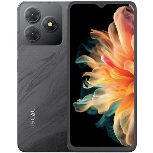 Мобільний телефон Oscal Flat 2 4/128GB Phantom Black – Oscal