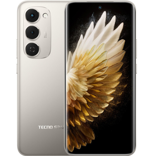 Мобільний телефон Tecno Spark 40 Pro+ 8/256Gb Moon Titanium (4894947096358) – TECNO