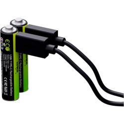 Акумулятор Verico AAA USB Type-C 600mAh 1.5V Li-ion * 2 (LoopEnergy) (1UDBT-A2WEB2-NN)