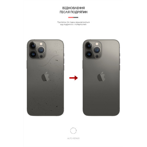 Плівка захисна Armorstandart back side Apple iPhone 13 Pro Carbone Silver (ARM61063) – Armorstandart (вид 2)