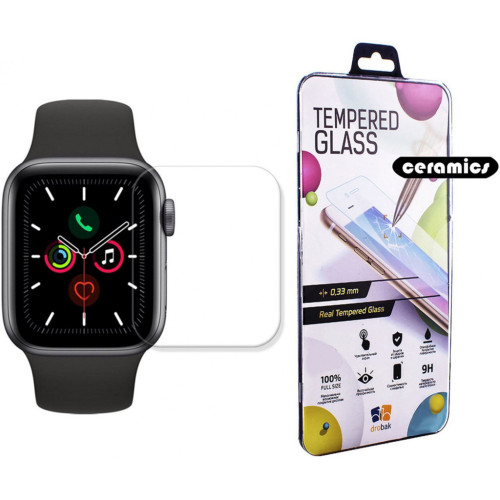 Плівка захисна Drobak Ceramics Apple Watch Series 5 44mm (2 шт) (313104) – Drobak