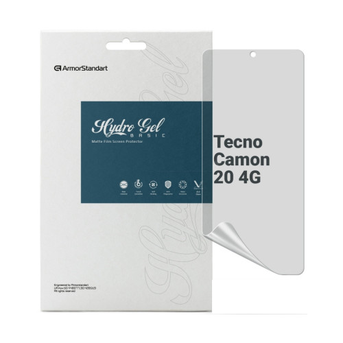 Плівка захисна Armorstandart Matte Tecno Camon 20 4G (ARM69133) – Armorstandart