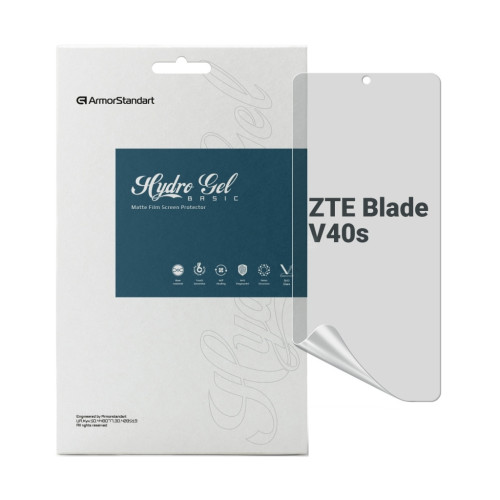 Плівка захисна Armorstandart Matte ZTE Blade V40s (ARM68872) – Armorstandart