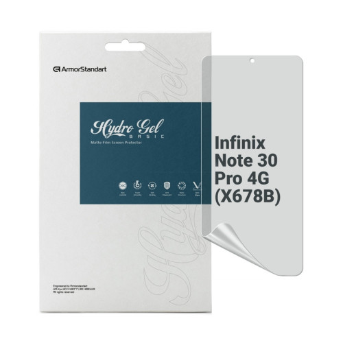 Плівка захисна Armorstandart Matte Infinix Note 30 Pro 4G (X678B) (ARM68980) – Armorstandart