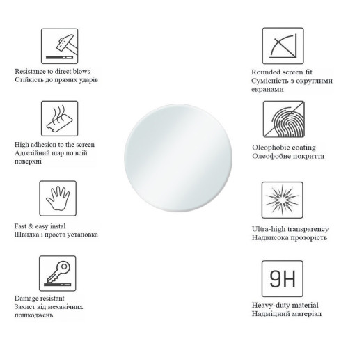 Плівка захисна Drobak Hydrogel Huawei Watch GT3 42 mm (2 шт) (323221) – Drobak (вид 2)