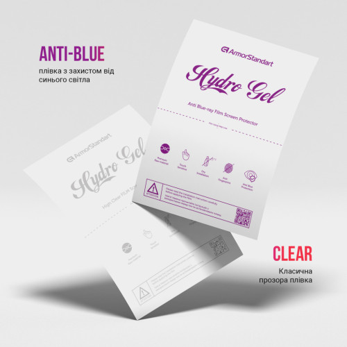 Пленка защитная Armorstandart Kit Clear + Anti-Blue Samsung A55 5G (A556) (ARM80688) – Armorstandart (вид 1)