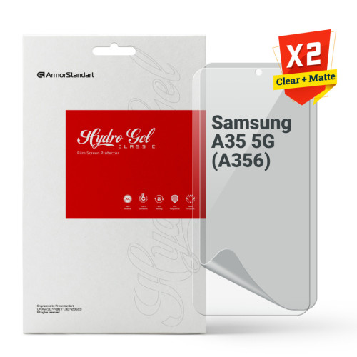 Пленка защитная Armorstandart Kit Clear + Matte Samsung A35 5G (A356) (ARM80704) – Armorstandart