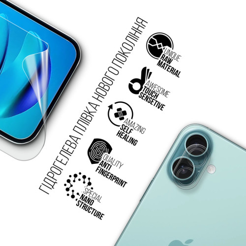 Пленка защитная Armorstandart Kit Clear Screen + Camera Apple iPhone 16 Plus (ARM80716) – Armorstandart (вид 2)