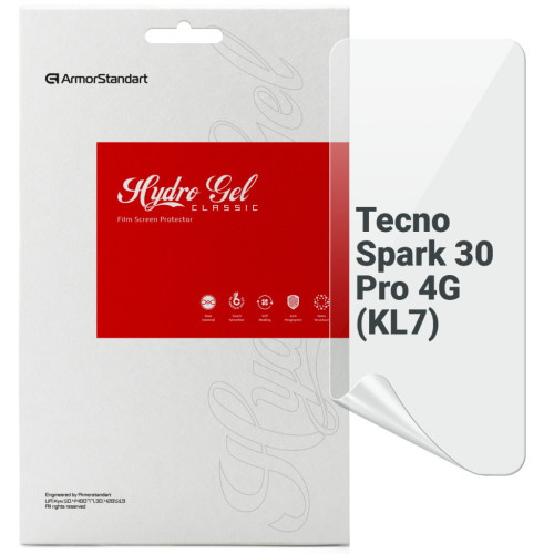 Плівка захисна Armorstandart Tecno Spark 30 Pro 4G (KL7) (ARM83303) – Armorstandart