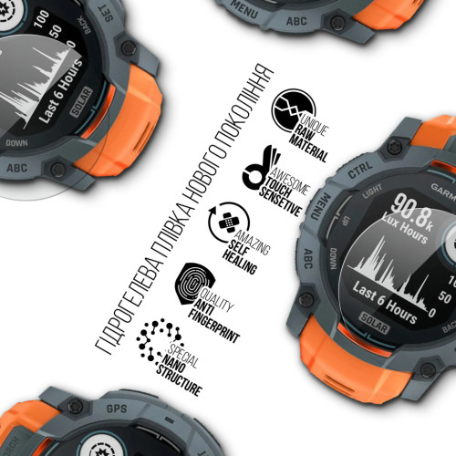 Плівка захисна Armorstandart Garmin Instinct 3 50mm 6 шт. (ARM86958) – Armorstandart (вид 1)