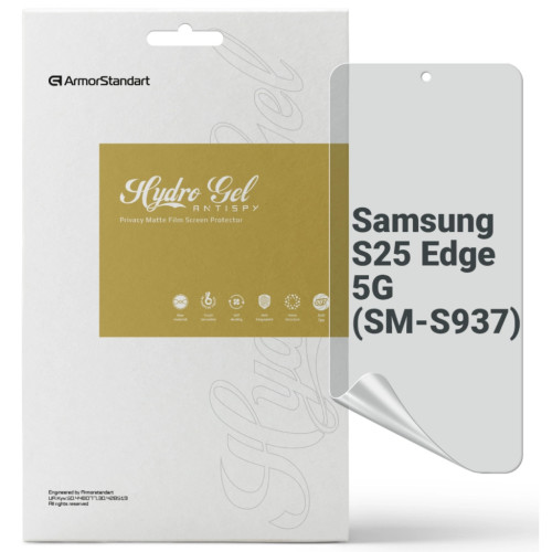 Плівка захисна Armorstandart hydrogel Anti-spy Samsung S25 Edge 5G (SM-S937) (ARM83269) – Armorstandart