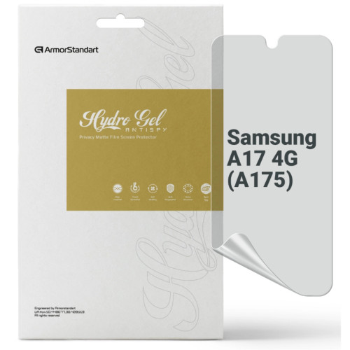 Плівка захисна Armorstandart hydrogel Anti-spy Samsung A17 4G (A175) (ARM86504) – Armorstandart