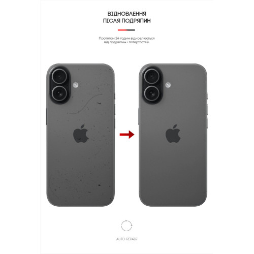 Пленка защитная Armorstandart Back panel Carbone Apple iPhone 17 Silver (ARM86192) – Armorstandart (вид 2)