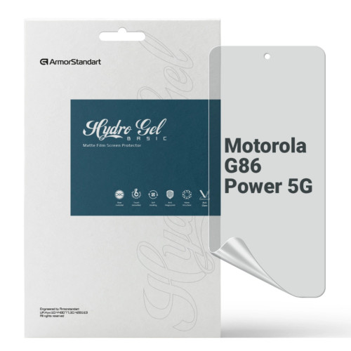 Плівка захисна Armorstandart hydrogel Matte Motorola G86 Power 5G (ARM86582) – Armorstandart