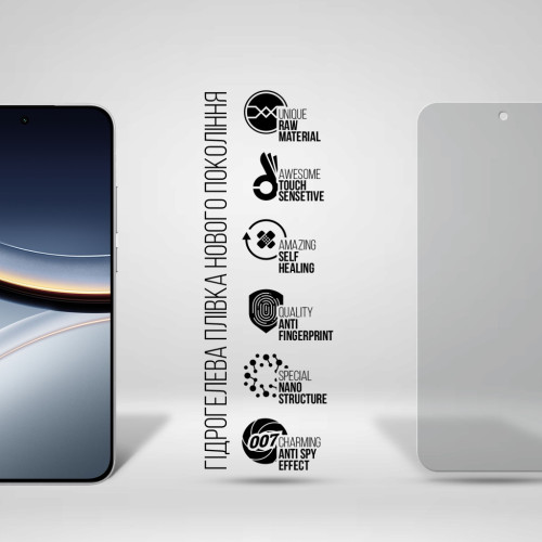 Плівка захисна Armorstandart hydrogel Anti-spy Xiaomi Poco F7 (ARM80340) – Armorstandart (вид 1)