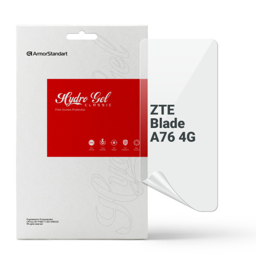 Плівка захисна Armorstandart hydrogel ZTE Blade A76 4G (ARM87511) – Armorstandart
