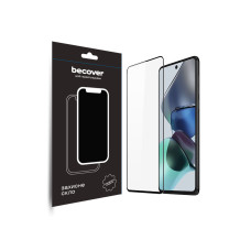 Стекло защитное BeCover Motorola Moto E32s Black (709733)