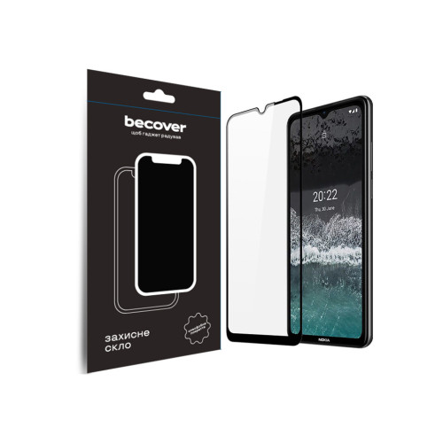 Скло захисне BeCover Nokia C21 Black (709741) – BeCover