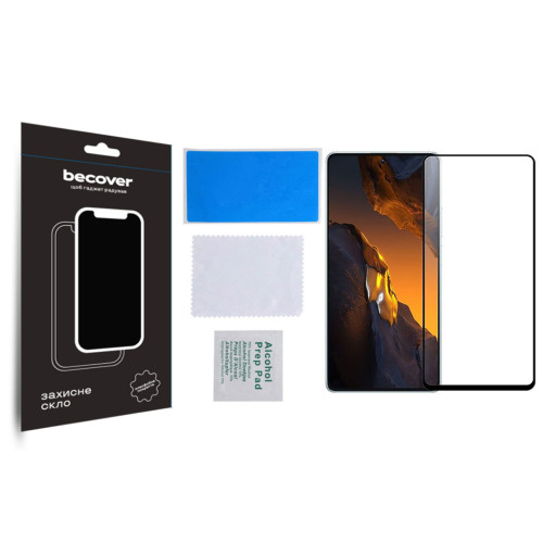 Скло захисне BeCover Poco F5 Black (709743) – BeCover (вид 2)
