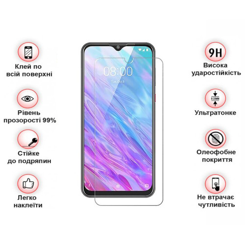 Стекло защитное BeCover ZTE Blade L220 3D Crystal Clear Glass (709759) – BeCover (вид 3)
