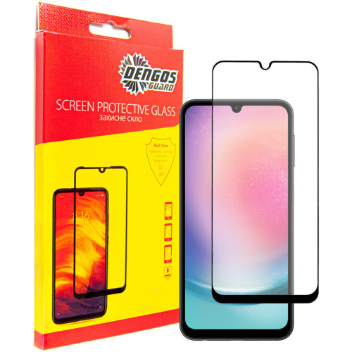 Скло захисне Dengos Full Glue Samsung Galaxy M34 5G (TGFG-310) – DENGOS