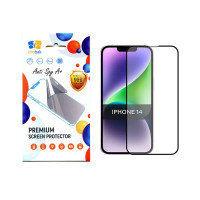 Скло захисне Drobak Anty Spy Apple iPhone 14 Pro (Black) (535334)