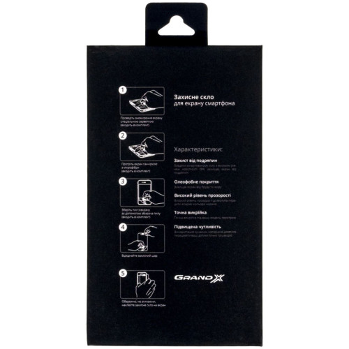 Стекло защитное Grand-X Apple iPhone 15 9D black (AIP159D) – Grand-X (вид 2)