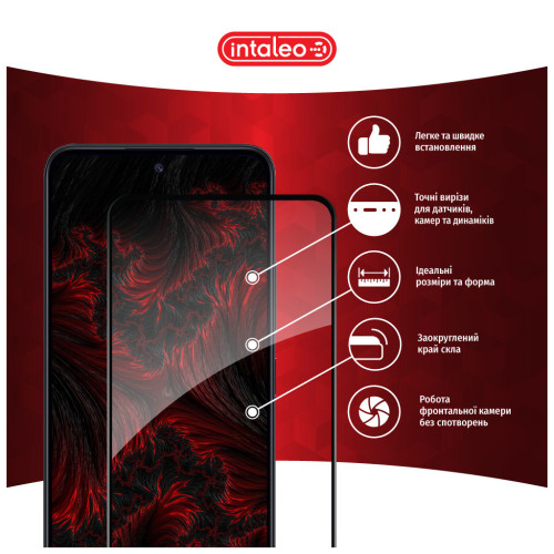 Скло захисне Intaleo Full Glue Xiaomi Redmi 12 (1283126573231) – Intaleo (вид 1)