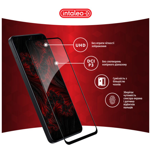 Скло захисне Intaleo Full Glue Xiaomi Redmi 12 (1283126573231) – Intaleo (вид 2)