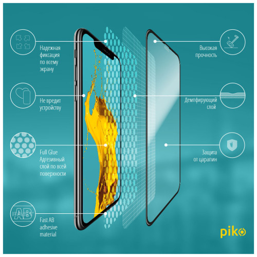 Скло захисне Piko Full Glue Apple iPhone 11 Pro (1283126496073) – Piko (вид 2)