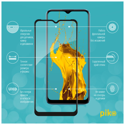 Скло захисне Piko Full Glue RealMe C21Y (1283126518546) – Piko (вид 2)