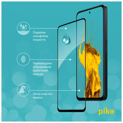 Стекло защитное Piko Full Glue Xiaomi Redmi 12 (1283126573248) – Piko (вид 3)