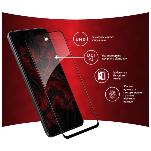 Стекло защитное Intaleo Full Glue Xiaomi Redmi Note 12S (1283126564956) – Intaleo (вид 3)