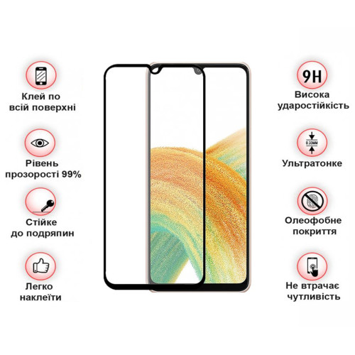 Скло захисне BeCover ZTE Blade A33Plus Black (710173) – BeCover (вид 2)