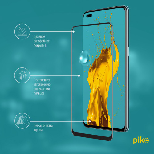 Скло захисне Piko Full Glue Oppo Reno 4 Lite (1283126511189) – Piko (вид 3)