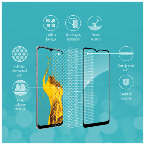 Скло захисне Piko Full Glue Oppo A16 (1283126522062) – Piko (вид 3)