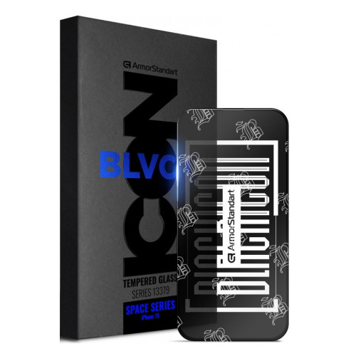 Стекло защитное Armorstandart Space Black Icon Apple iPhone 15 Black (ARM68225) – Armorstandart